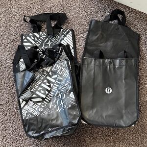 lululemon athletica Black and white Graphic Tote Set (5)
